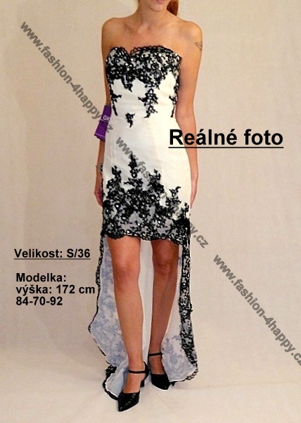 Luxusní společenské ŠATY GRACE KARIN GK 6044 smetanová XXL / 44