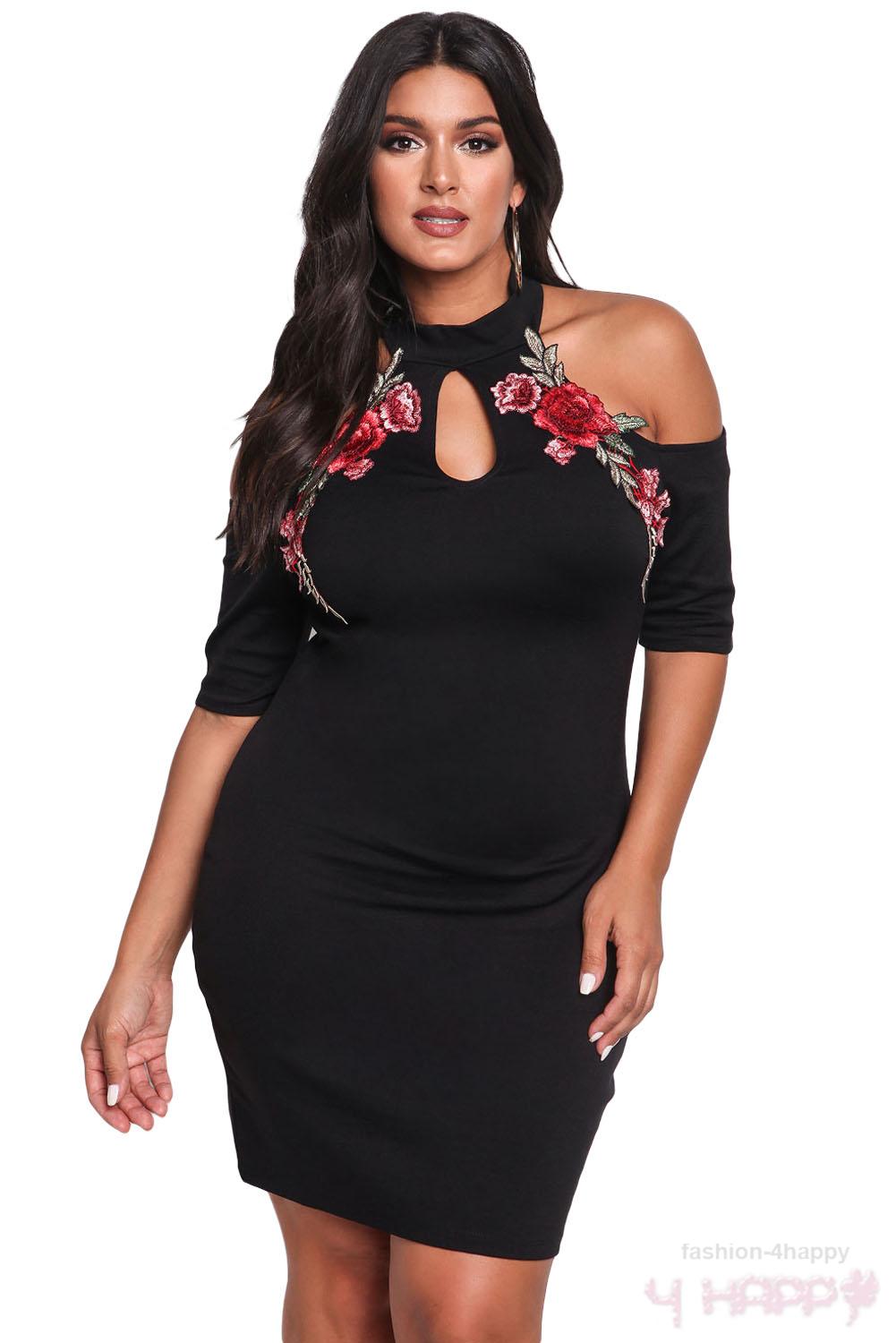 SEXY dámské MINI šaty se zipem 80250063-2 černá M