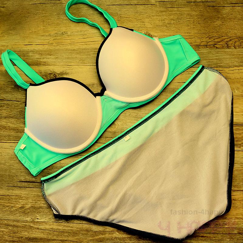 F4H dámská podprsenka bikiny 8021904-92 zelená