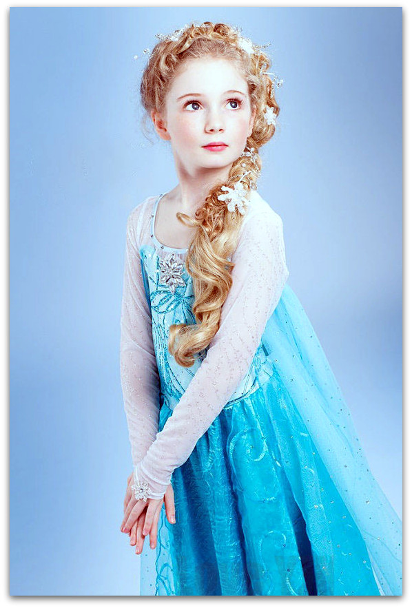 ŠATY ELSA FROZEN Ledové království 3014748-3