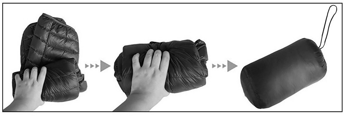 ULTRA LIGHT pánská péřová bunda s kapucí 9330172-4 khaki XL/ XXL