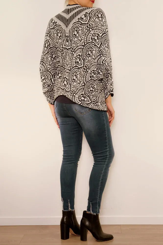 Lacony dámský kartigan 3312006-3 hnědá