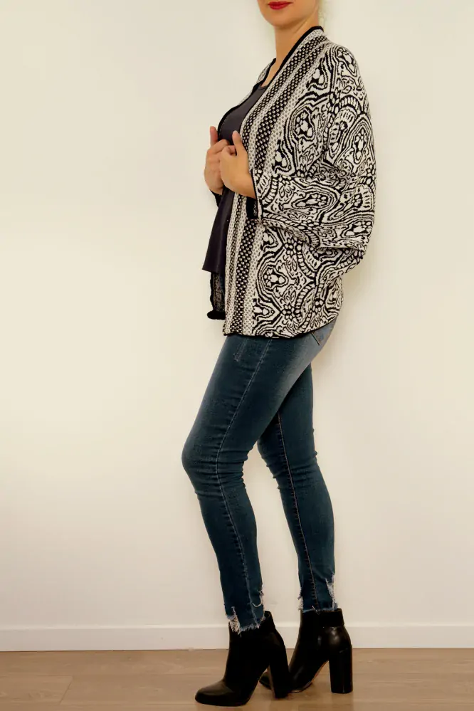 Lacony dámský kartigan 3312006-3 hnědá