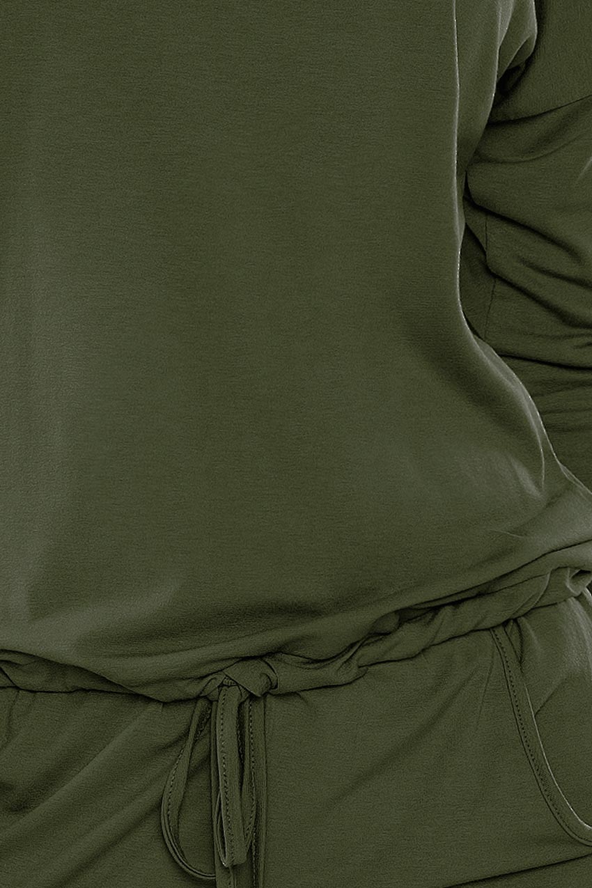 Numoco dámské šaty 13-76 Khaki