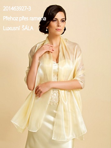 Přehoz přes ramena ŠÁLA luxusní 2014639240-3 žlutá