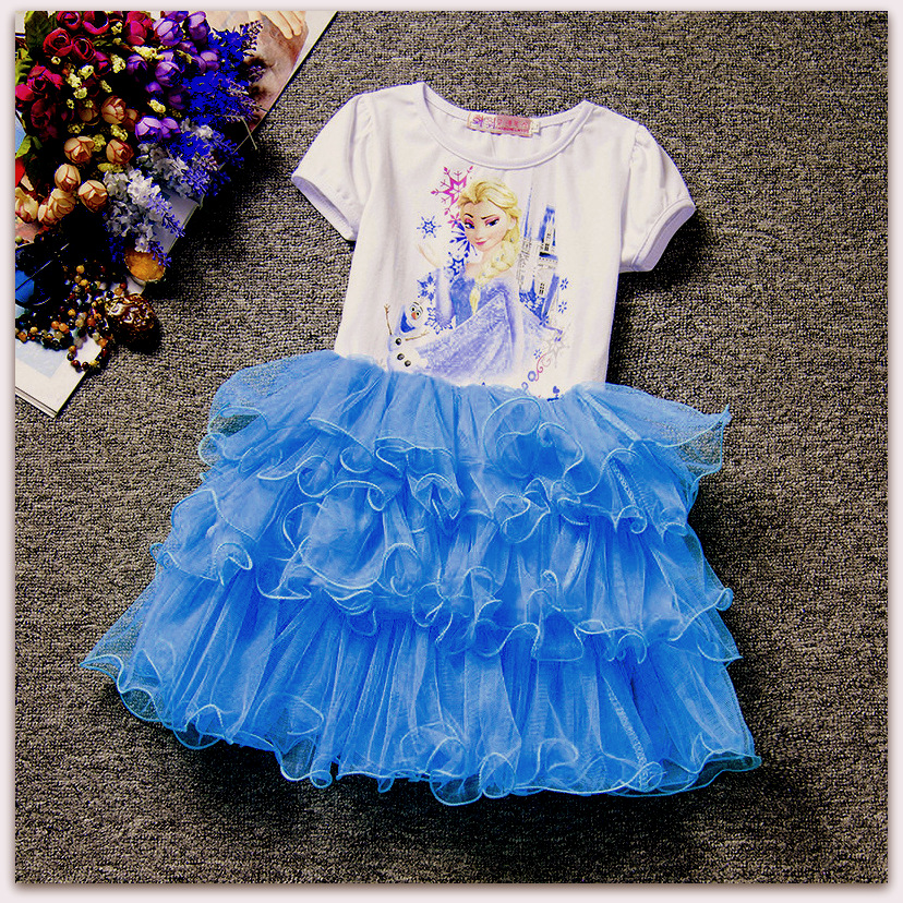 ŠATY FROZEN ELSA Ledové království TUTU 110/116