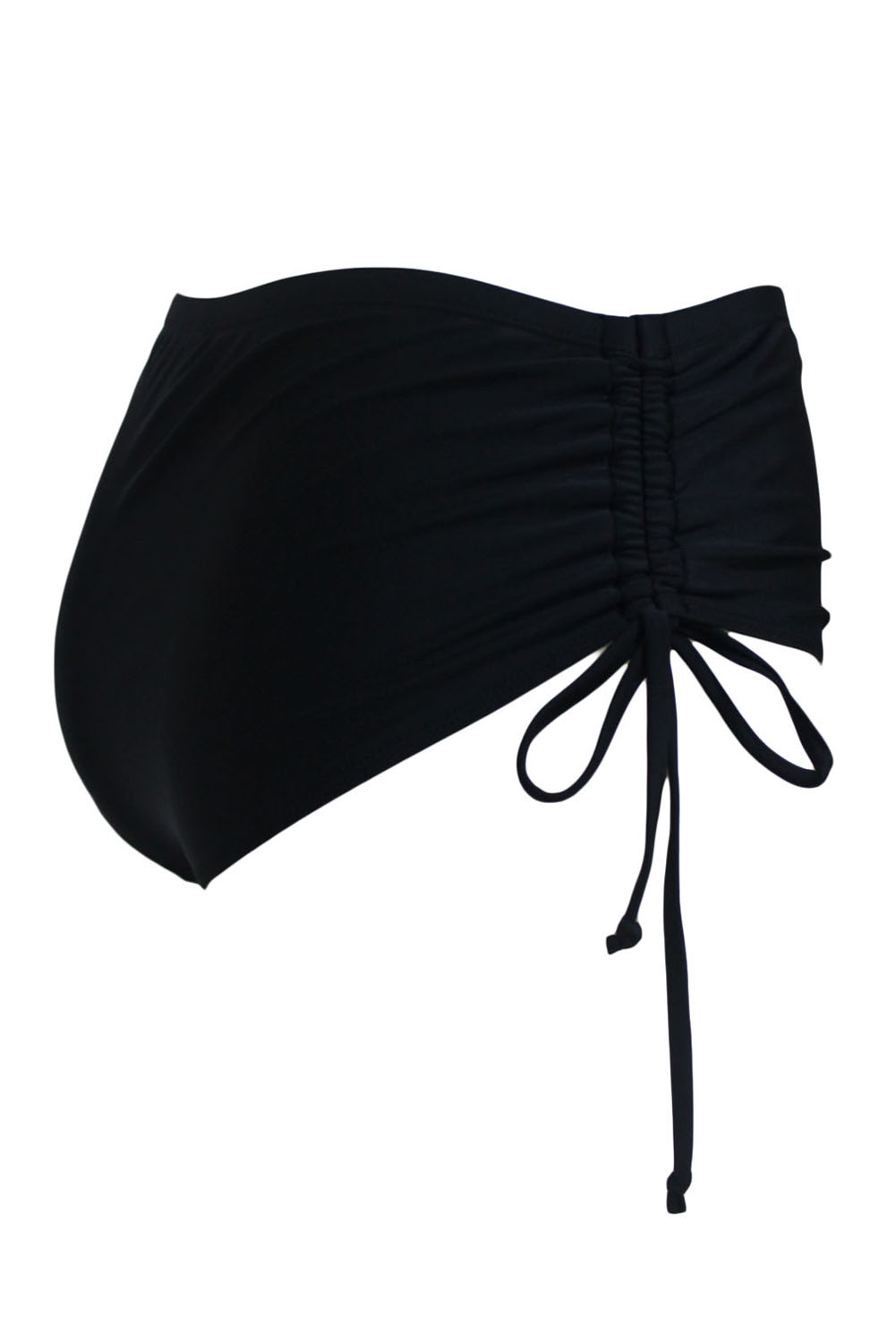 Spodní díl dámské PLAVKY BIKINY kalhotky vysoké 1410031-2 černá 7XL