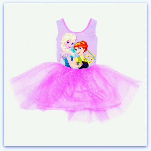 TUTU ŠATY Elsa a Anna FROZEN Ledové království 58901-3 růžová 122/128