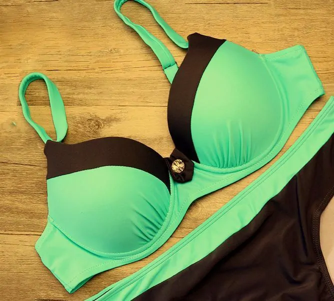 F4H dámská podprsenka bikiny 8021904-92 zelená