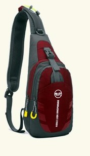 BATOH přes jedno rameno CROSSBODY 7029904-5 fialová / šedá