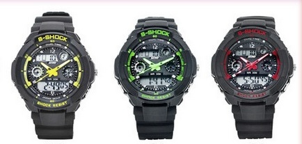 HODINKY pánské SPORT S-SHOCK Quartz waterproof 6168 černá / žlutá