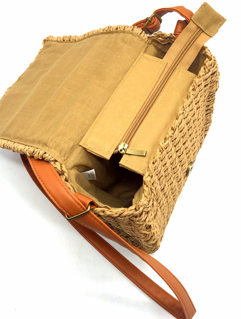 HAND MADE Přírodní dámská KABELKA mini BOX 330134-5 hnědá