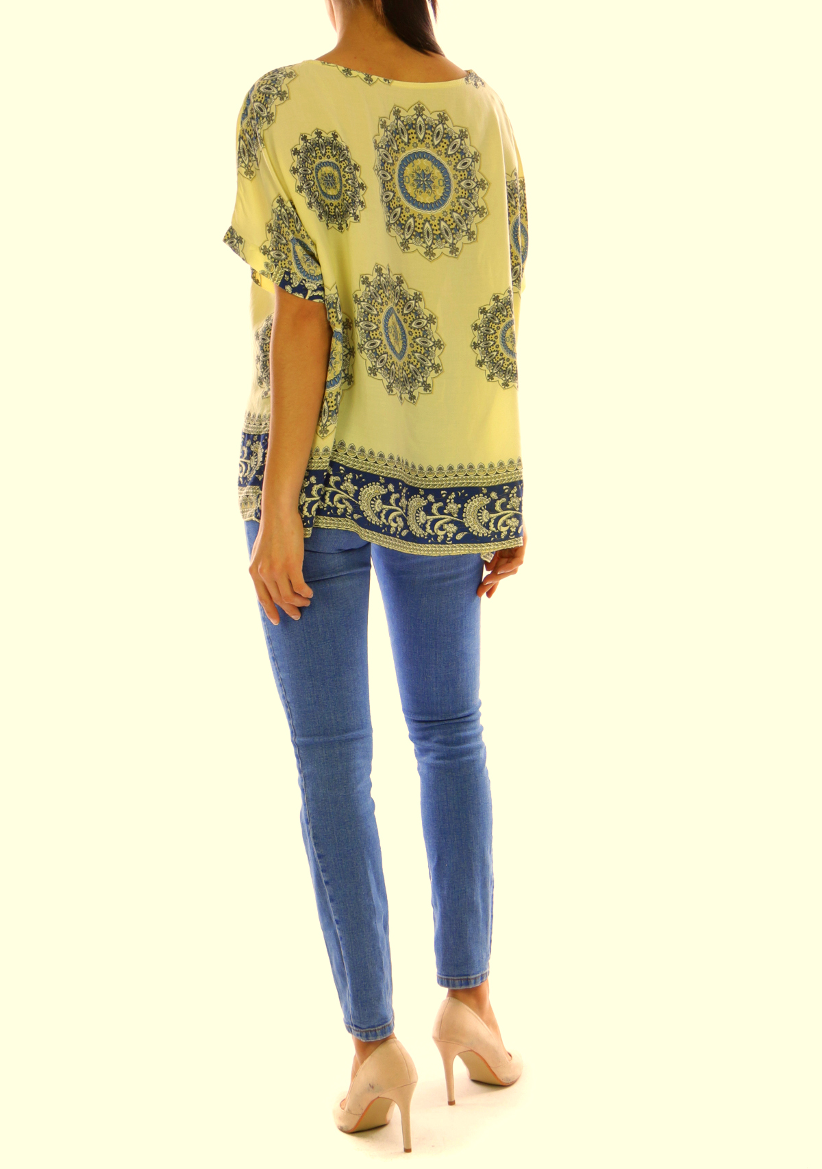 Dámská TUNIKA Mandala 3300102-7 žlutá L/XL