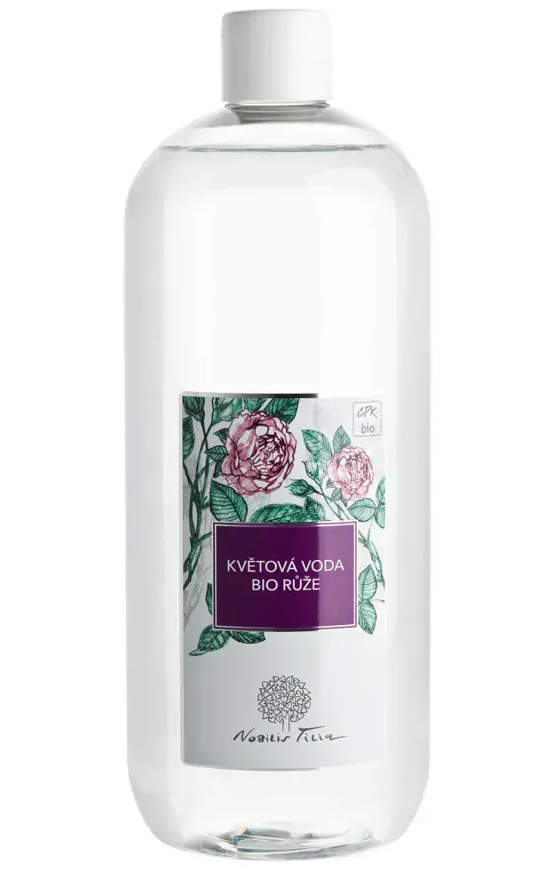Nobilis Tilia Květová voda Bio Růže - plastová láhev (200ml / 1000ml)