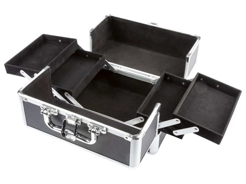 Malý kosmetický kufřík 100342393-2 (25 x 17,5 x 17,5 cm) černá barva