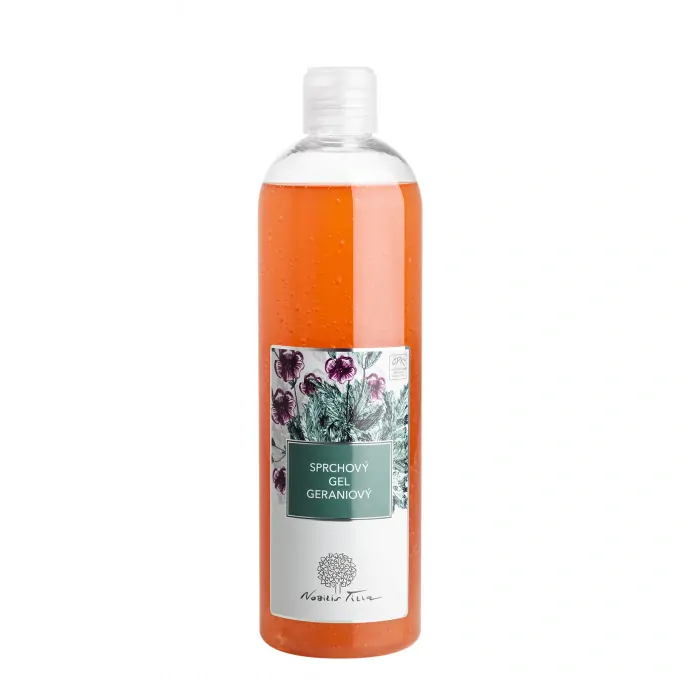 Nobilis Tilia Sprchový gel Geraniový 200 ml nebo 500 ml ........................... harmonizuje emoční výkyvy, ulevuje při úzkosti a podráždění, posiluje při emočním vyčerpání a pomáhá ženám obnovit jejich vnitřní energii a sílu