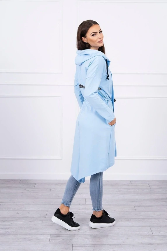 Kesi Dámská dlouhá mikina 8998-31 modrá univerzální 