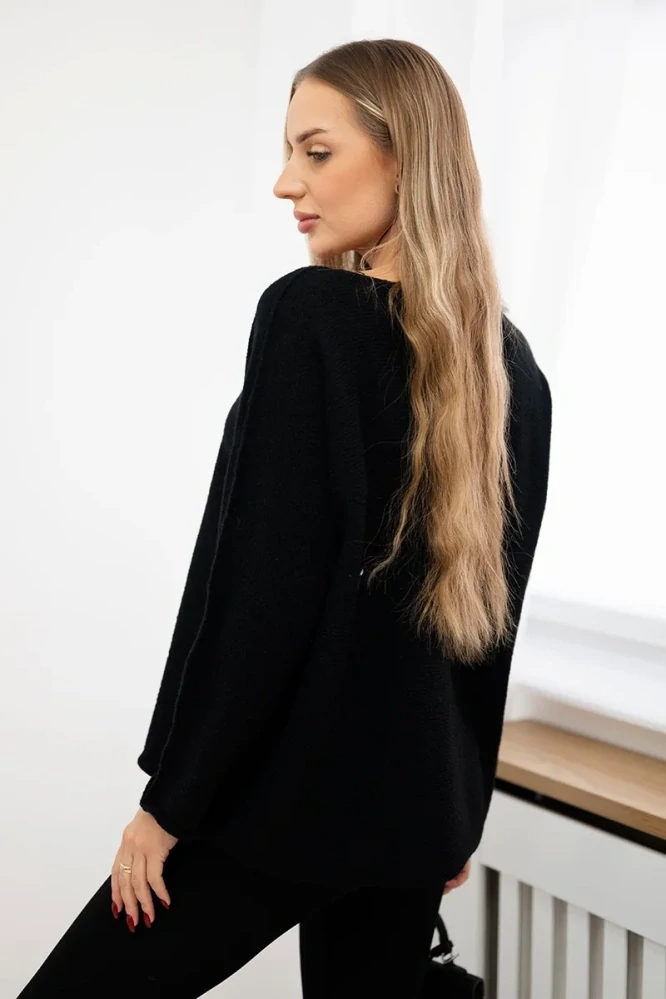 Kesi Dámský svetr IT64-2 černá univerzální