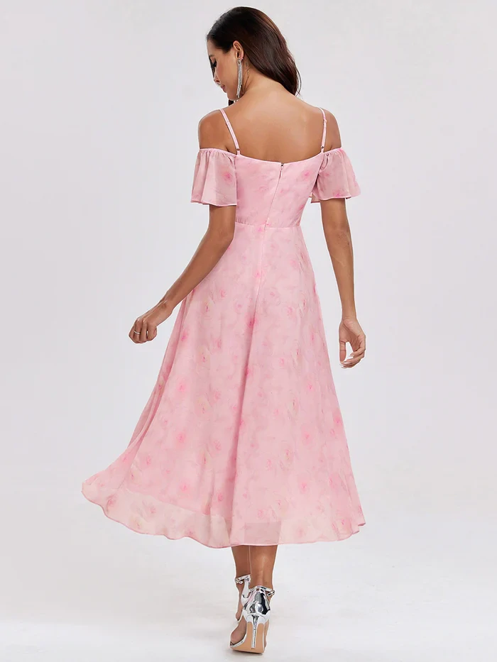 Ever Pretty Dámské šaty EP02103-5 růžová 9XL