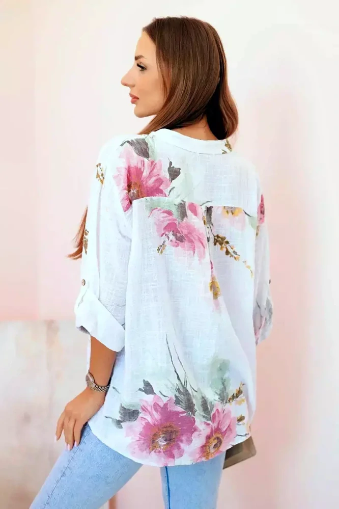 Kesi Dámská halenka 10062-3 bílá 