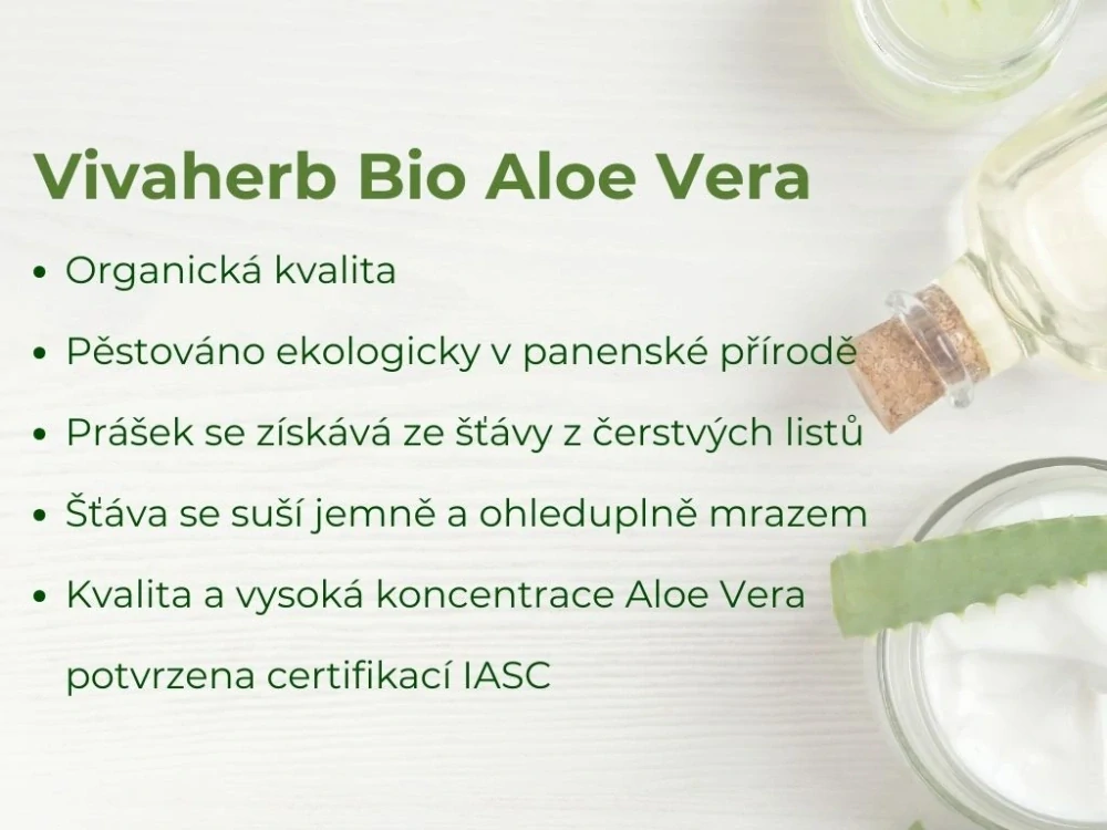 VIVAHERB sprchový gel na vlasy a tělo s Bio Aloe Vera 250 ml