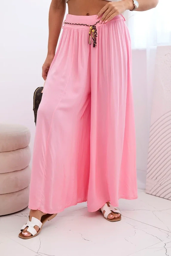 Kesi Dámské kalhoty růžová univerzální