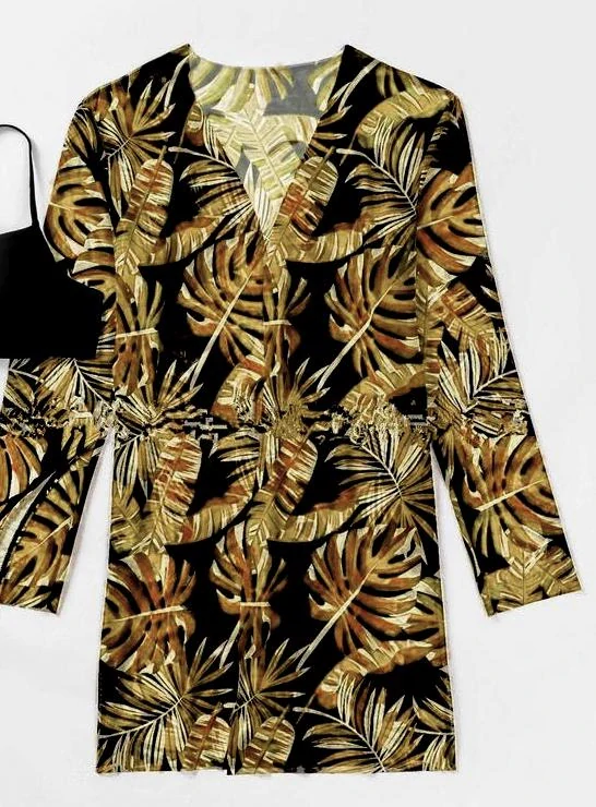 Sexy Lingerie Přehoz / kabátek přes plavky 301610-011 oranžová