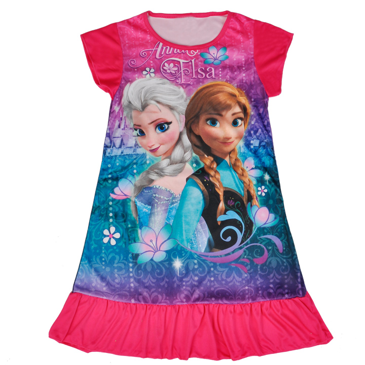 75983 ŠATY FROZEN Anna a Elza Ledové království růžová 104/110