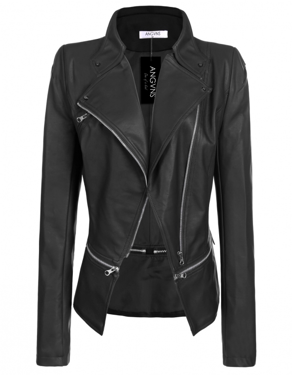 Dámská bunda FAUX kůže 7001496-1 černá S/M