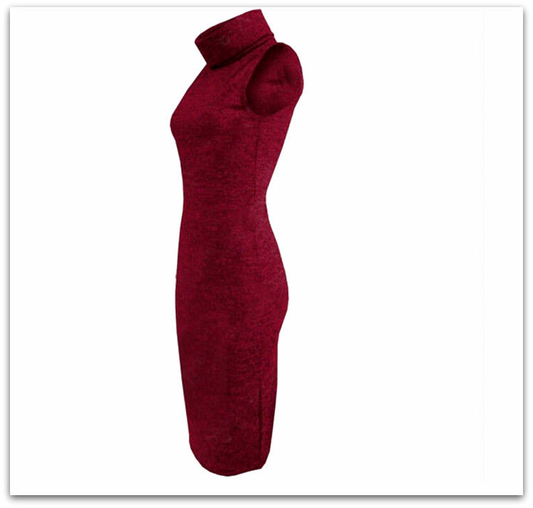 Dámské MIDI ŠATY ROLÁK 427423-4 vínová XL 60% SLEVA