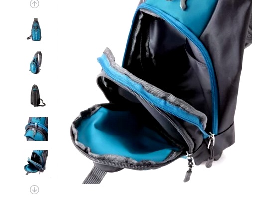 BATOH přes jedno rameno CROSSBODY 7029904-2 černá /šedá + VIDEO pruduktu