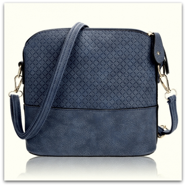 Dámská KABELKA přes rameno CROSSBODY 7030771-5 šedomodrá