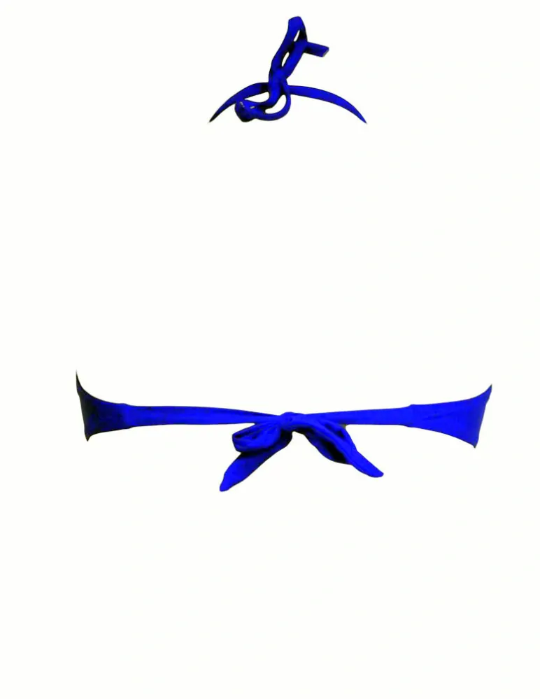 PLAVKY 2-dílné DÁMSKÉ s volánky 32557-6  modrá M/L