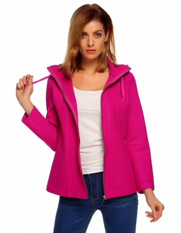 Zeagoo fleecová mikina na zip 7002152-5 růžová