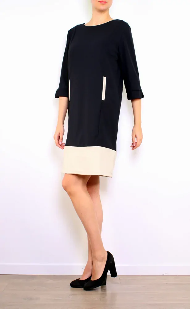 Lacony šaty pro moletky 3315295-2 černá 4XL