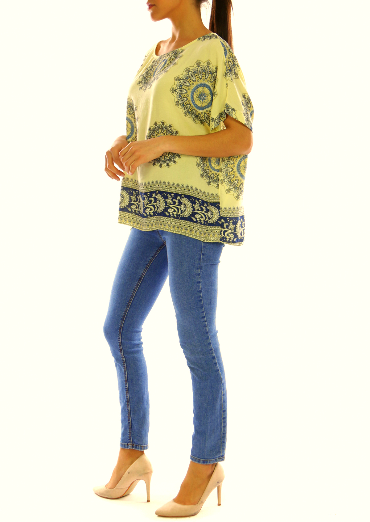 Dámská TUNIKA Mandala 3300102-7 žlutá L/XL