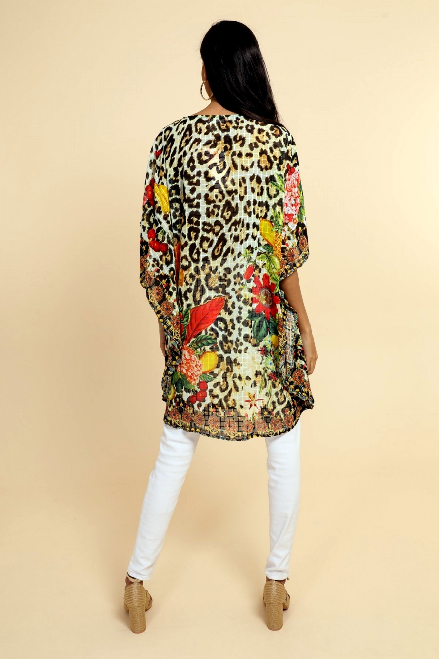 Dámská plážová TUNIKA 334310-3 zelená 