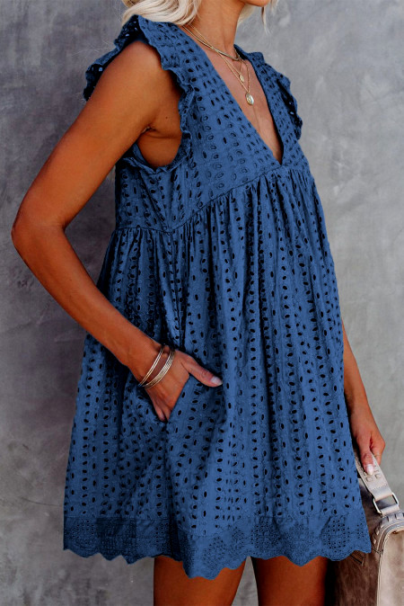 Letní ŠATY dámské Madeira 12250111-5 modrá M / L