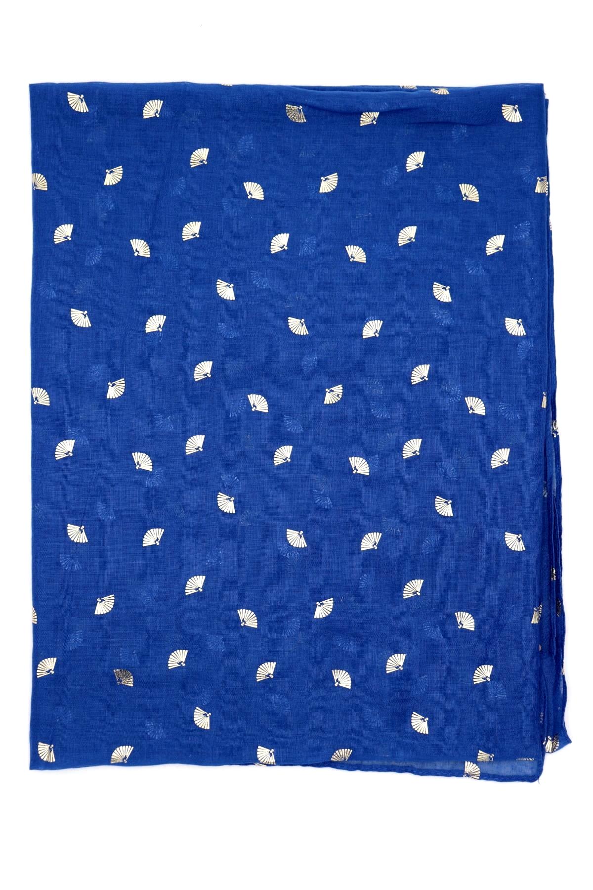 XXL Multifunkční přehoz přes ramena / ruce / pareo / šál / šátek 330242704-4 modrá 190 x 80 cm