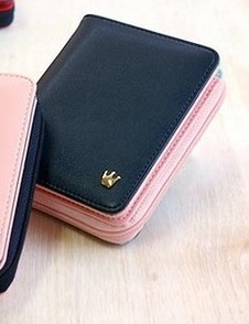 Dámská peněženka CROWN 85348-3 modrá 2. jakost