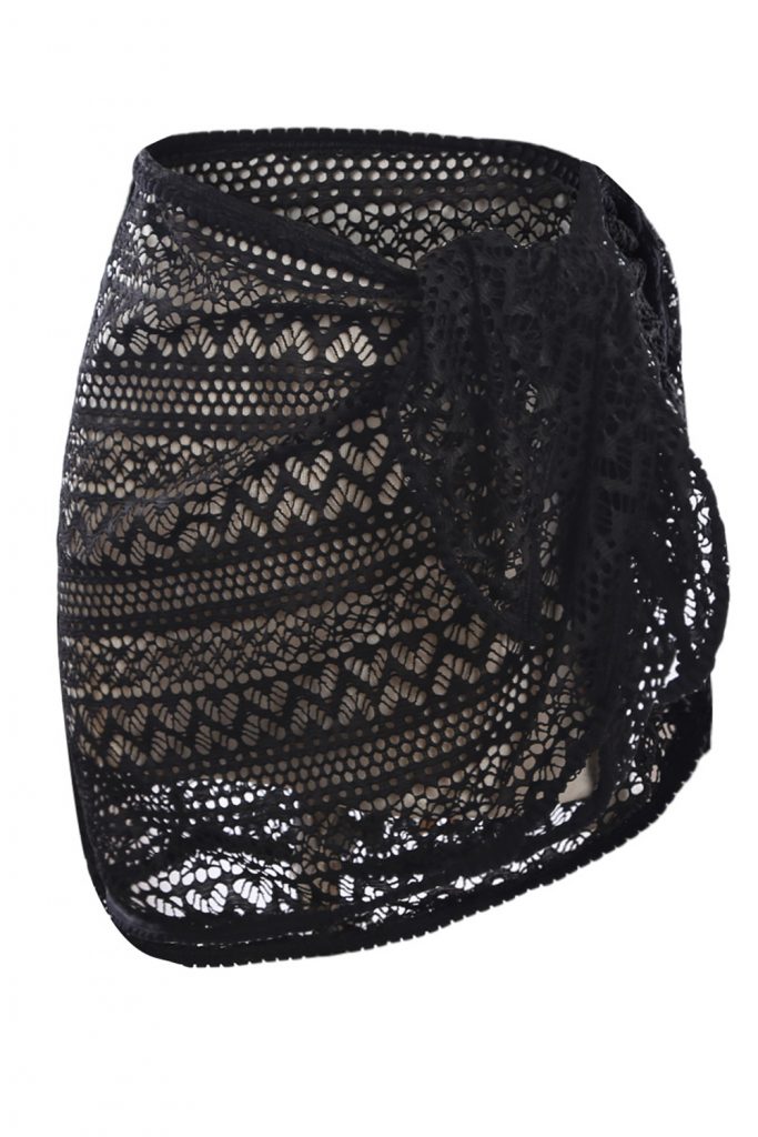 Plážový šátek PAREO / SARONG 1420131-2 černá