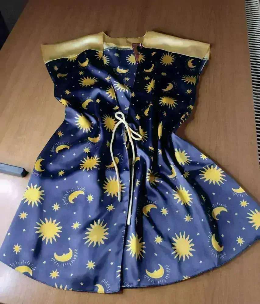 Fashion-4happy Dámský župan modrá S