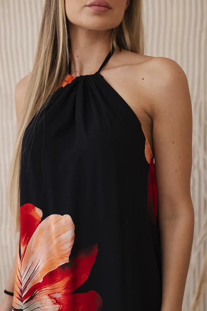 Kesi dámské šaty dlouhé 2760-6 černá