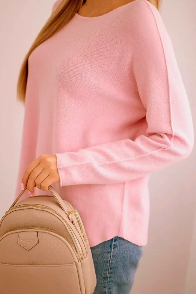 Kesi Dámský svetr IT64-6 růžová univerzální