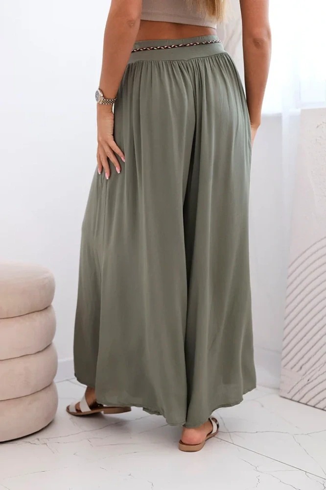 Kesi Dámské kalhoty khaki univerzální 