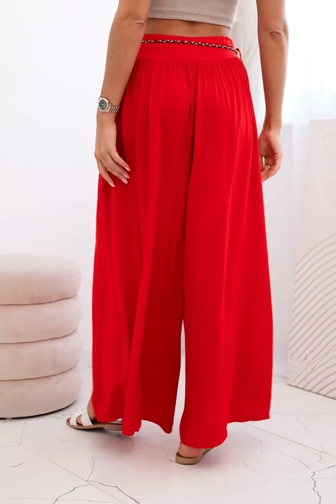 Kesi Dámské kalhoty červená univerzální