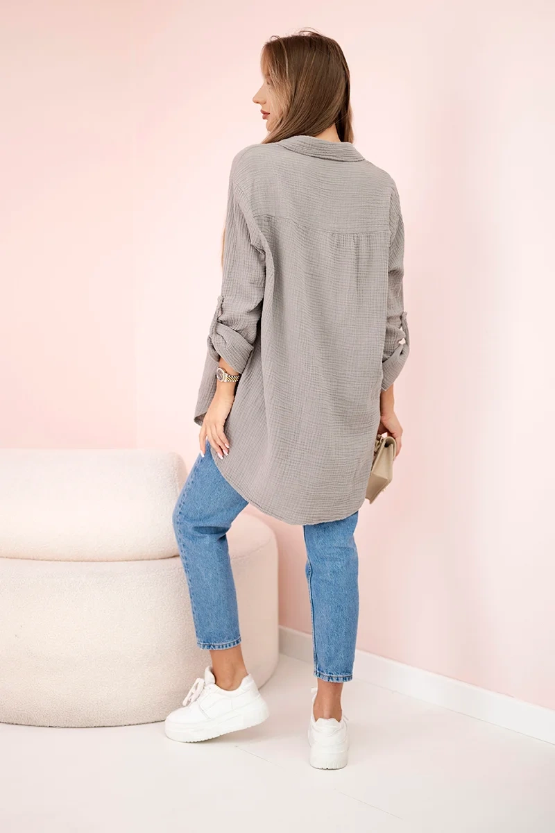 Kesi Dámská košile Mušelínová 208-1 fango univerzální 