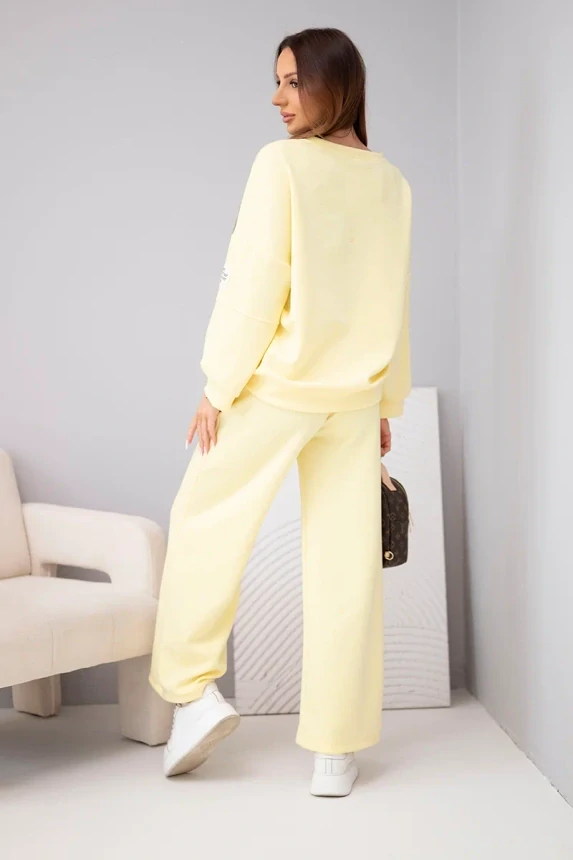 Kesi Dámský komplet máslový 24899-1 žlutá M/L 