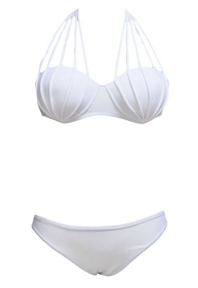 PLAVKY push-up šňůrky 140987-1 bílá S
