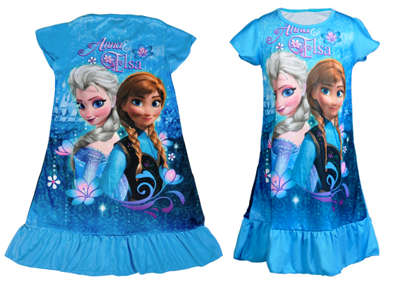 75983 ŠATY FROZEN Anna a Elza Ledové království 104/110
